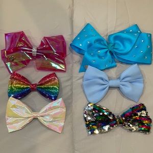 Set of 6 Girls Hair Bows